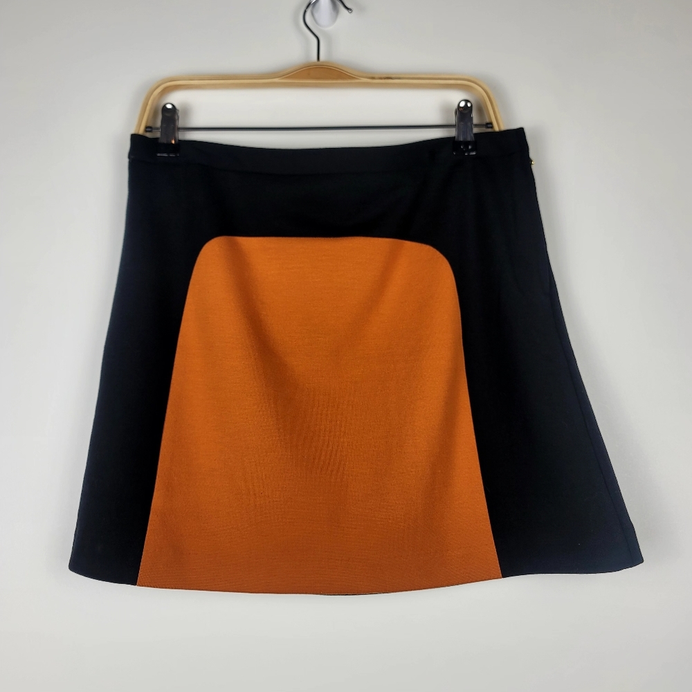 Vivienne Tam color block mini skirt size 10